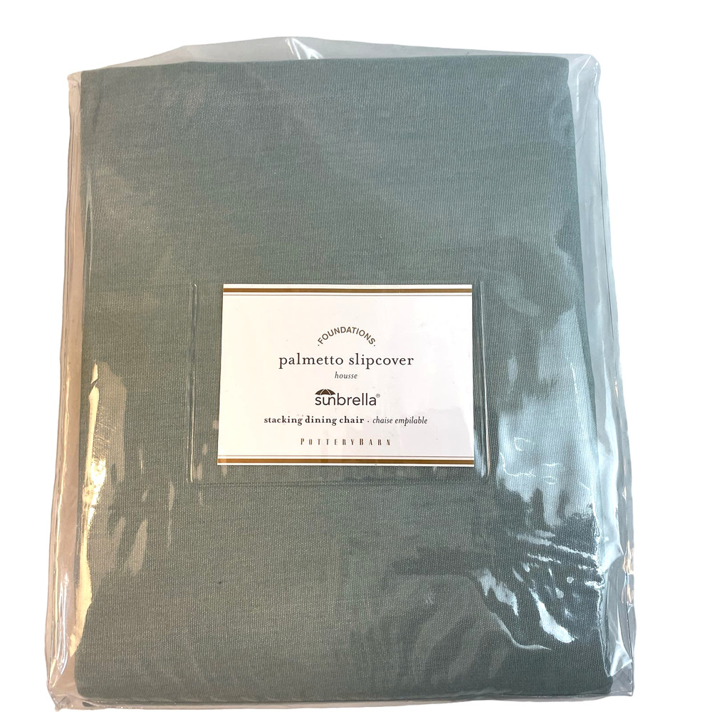 Pottery Barn Sunbrella Slipcover for Palmetto Stacking Dining Chair Cushion